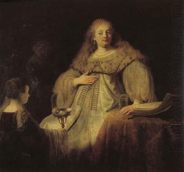 REMBRANDT Harmenszoon van Rijn Artemisia oil painting picture
